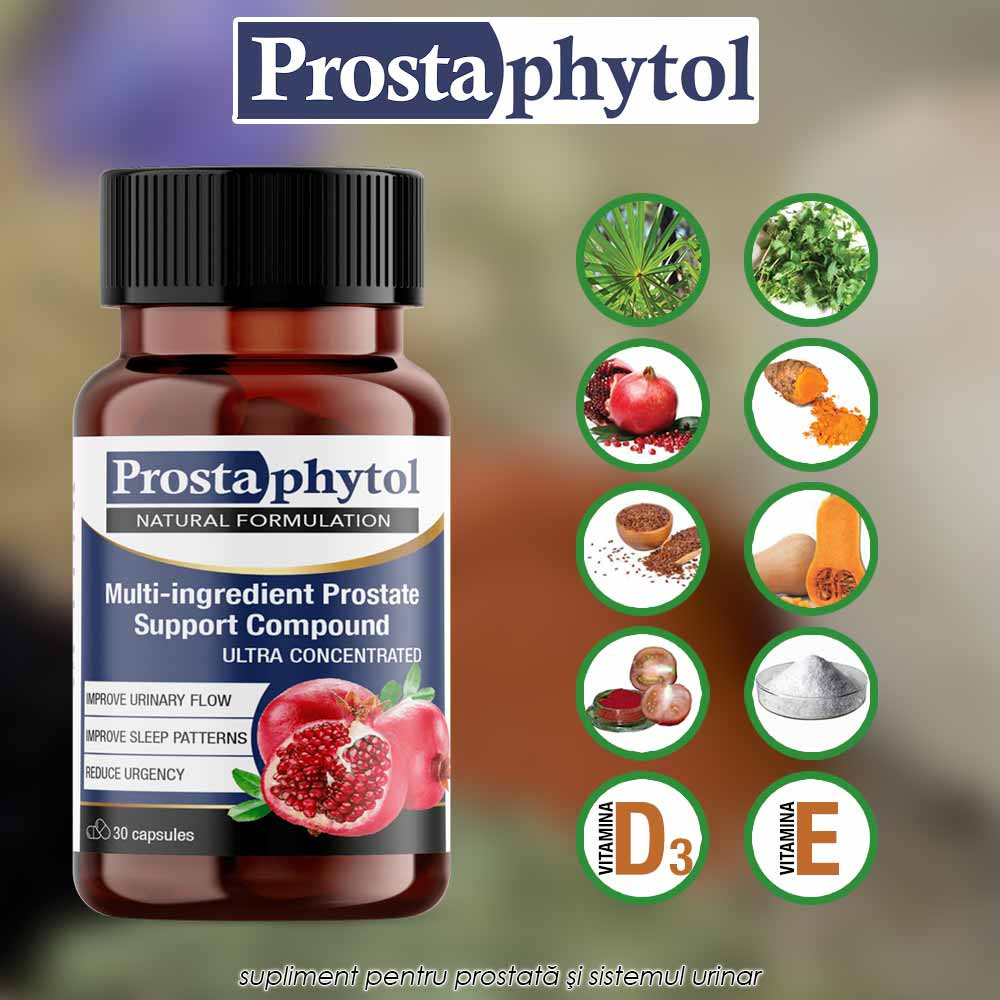 Prostaphytol – supliment pentru prostata si sistemul urinar barbatesc